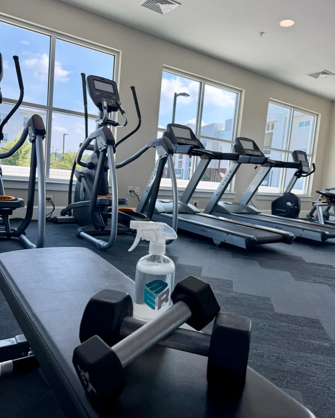 Gym and fitness center cleaning
